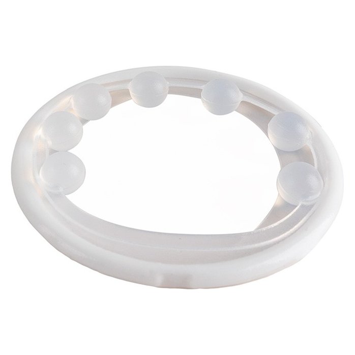 Эрекционное кольцо с мягкой стимулирующей насадкой - SEX EXPERT. Фотография 4.