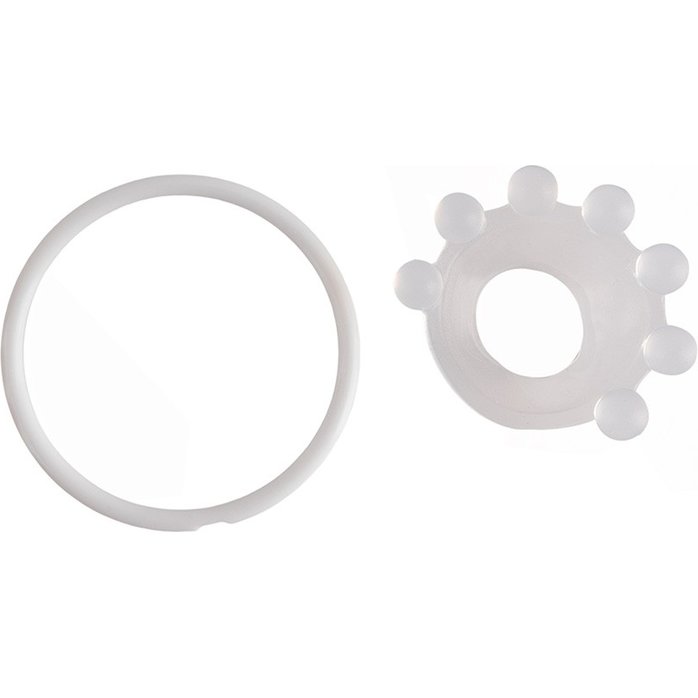 Эрекционное кольцо с мягкой стимулирующей насадкой - SEX EXPERT. Фотография 7.