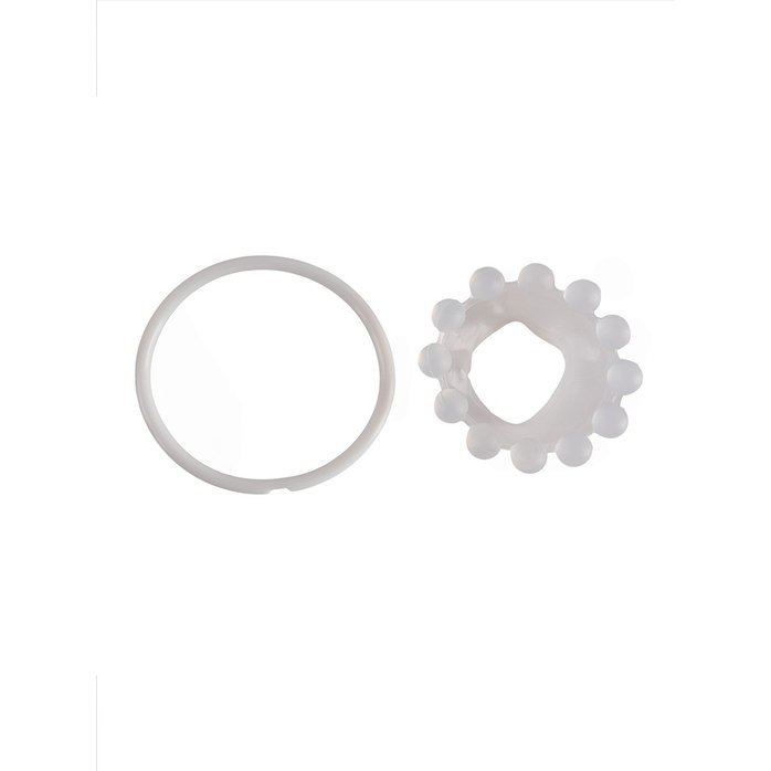 Эрекционное кольцо со стимулирующими шариками на поверхности - SEX EXPERT. Фотография 8.