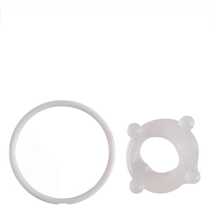 Эрекционное кольцо с 4 стимулирующими шариками - SEX EXPERT. Фотография 7.