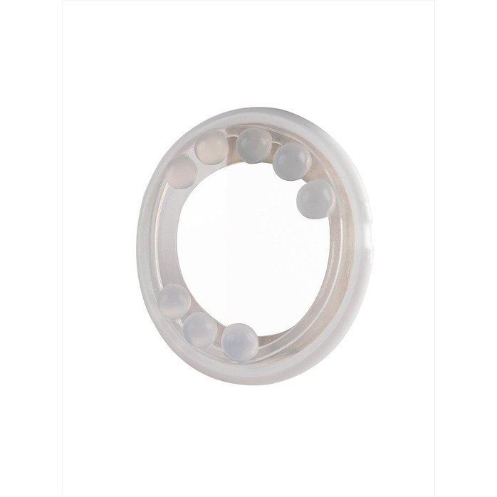 Эрекционное кольцо со стимулирующими шариками сверху и снизу - SEX EXPERT. Фотография 4.