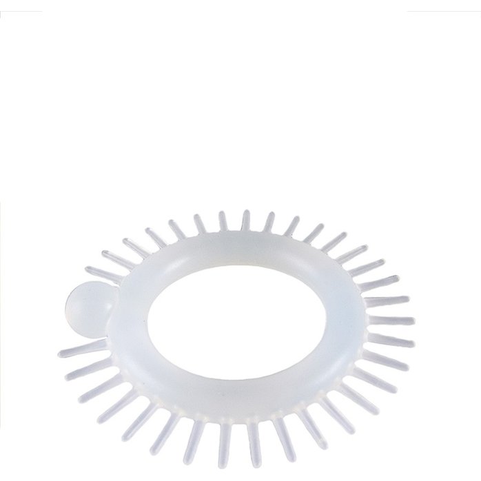 Эластичное эрекционное кольцо с шипиками и шариком - SEX EXPERT. Фотография 4.