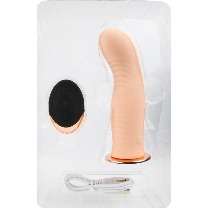 Женский вибрострапон со съемной насадкой и пультом ДУ. Фотография 3.