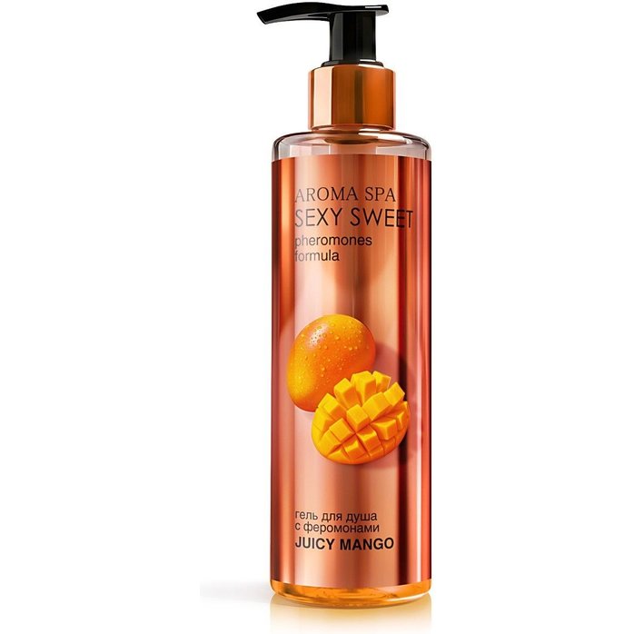Гель для душа с феромонами и ароматом манго Juicy Mango - 200 мл - Серия Sexy Sweet