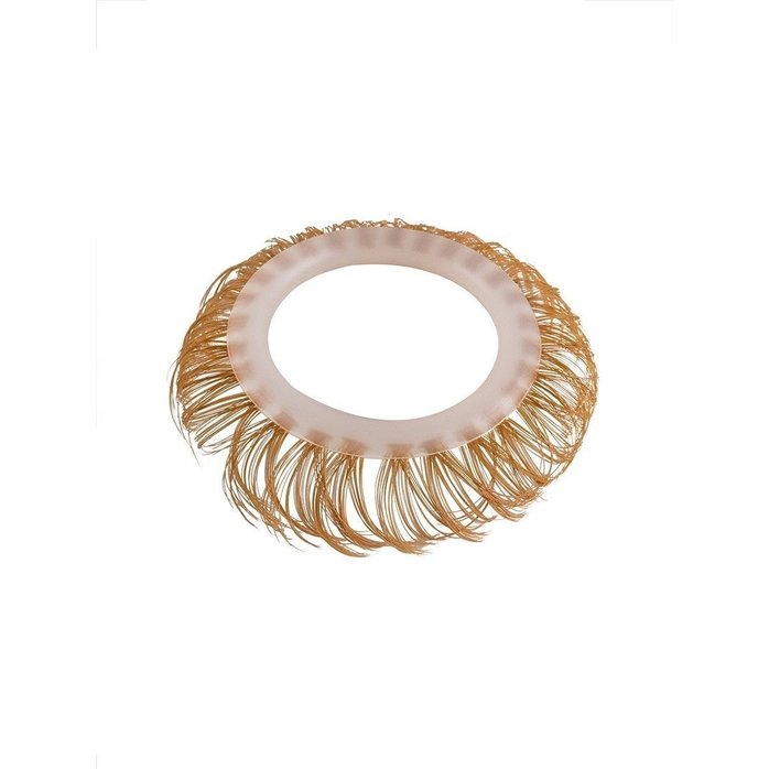 Эрекционное кольцо с бежевыми «ресничками». Фотография 5.