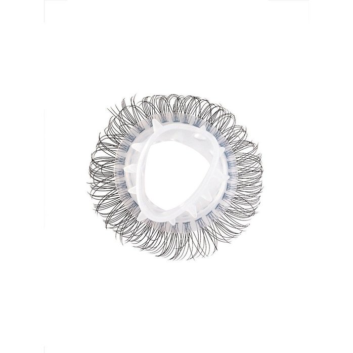 Эластичное эрекционное кольцо с длинными черными «ресничками». Фотография 3.