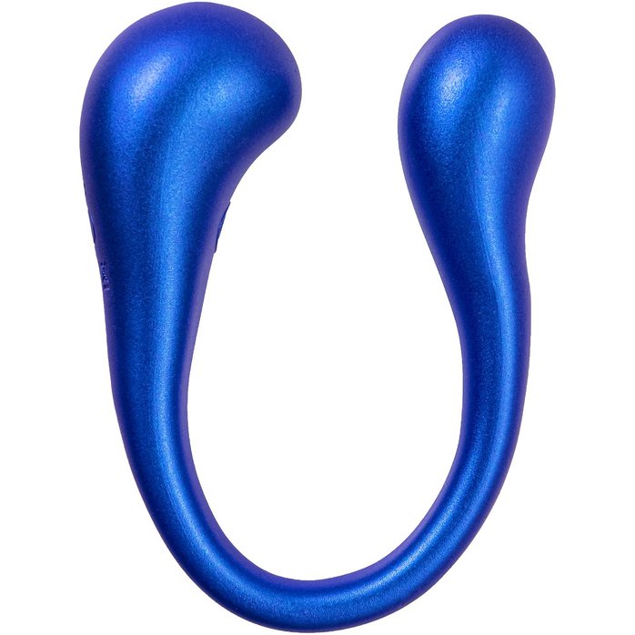 Синий многофункциональный вибратор Etern с пультом ДУ - L EROINA. Фотография 4.