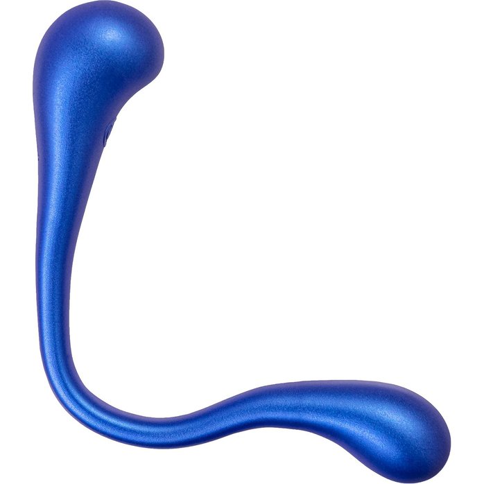 Синий многофункциональный вибратор Etern с пультом ДУ - L EROINA. Фотография 5.