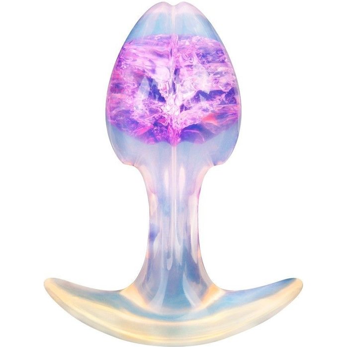 Сиреневатая анальная втулка - 8,2 см. Фотография 2.