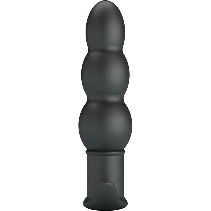 Черный анальный вибростимулятор Aeaeas - 11 см - Pretty Love. Фотография 4.