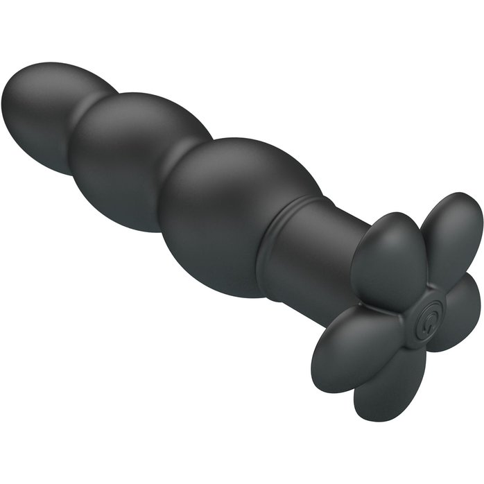 Черный анальный вибростимулятор Jadier - 11 см - Pretty Love. Фотография 5.