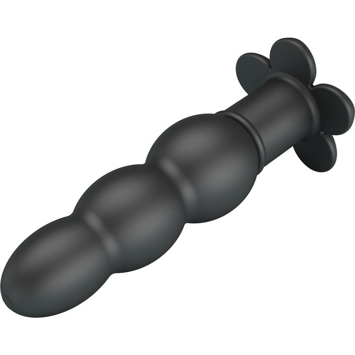 Черный анальный вибростимулятор Jadier - 11 см - Pretty Love. Фотография 6.