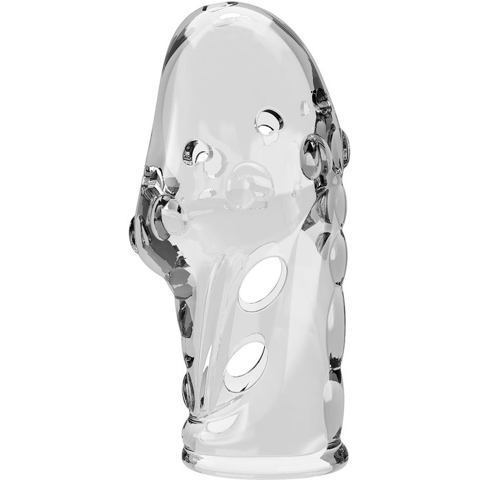 Прозрачная насадка на пенис Booker - 8 см - Pretty Love. Фотография 3.