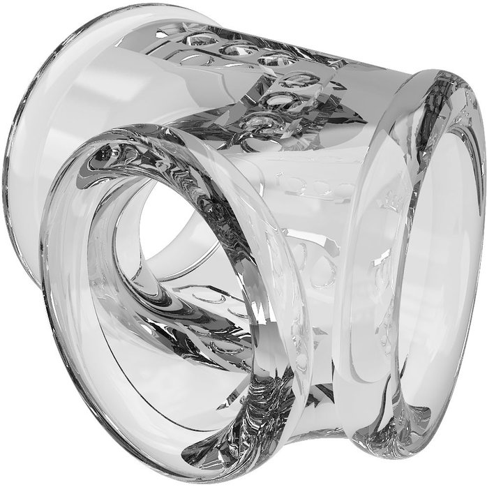 Прозрачная насадка на пенис и мошонку - Pretty Love. Фотография 6.