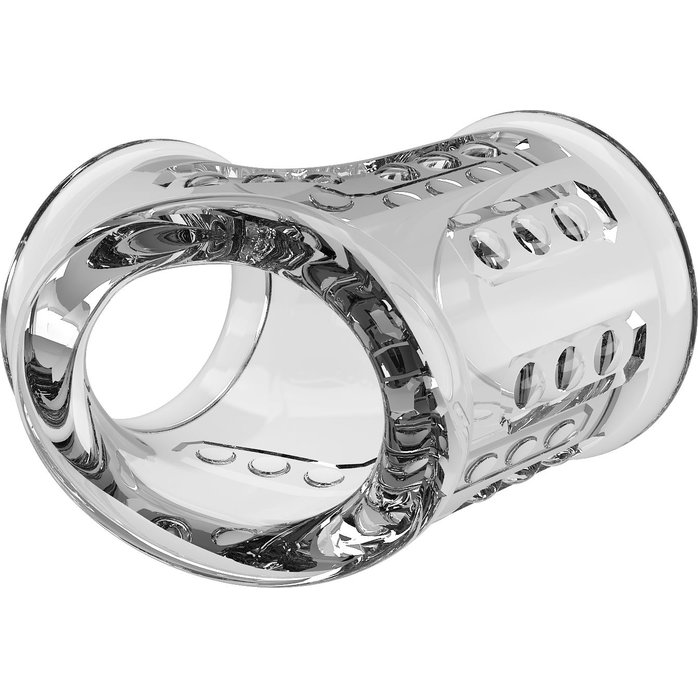 Прозрачная насадка на пенис и мошонку - Pretty Love. Фотография 7.