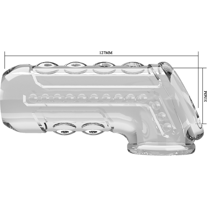 Прозрачная насадка на пенис Farrel - Pretty Love. Фотография 2.