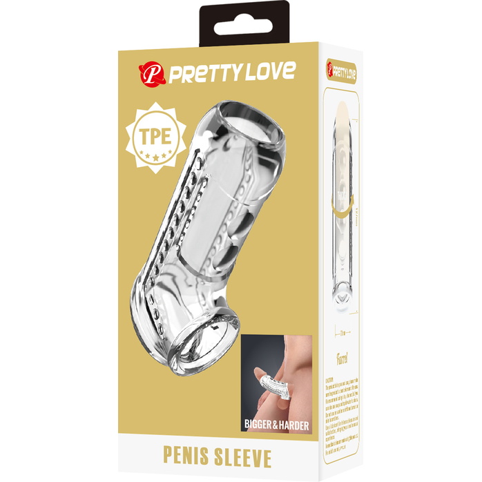 Прозрачная насадка на пенис Farrel - Pretty Love. Фотография 8.