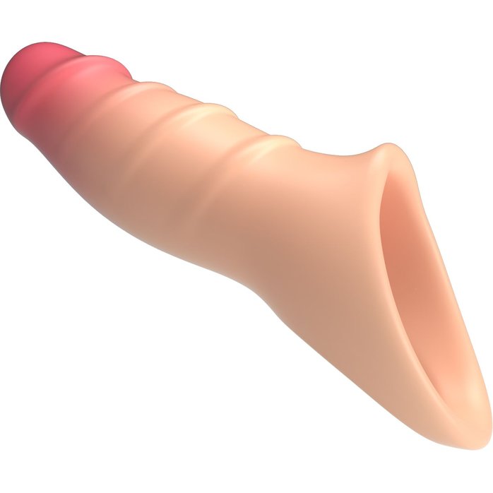 Телесная удлиняющая насадка на пенис Darnel - Pretty Love. Фотография 7.