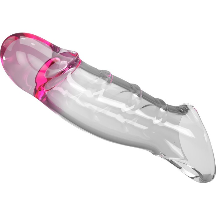 Прозрачная удлиняющая насадка на пенис Darnel. Фотография 6.