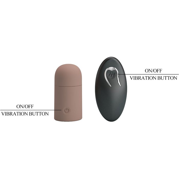 Карамельная удлиняющая насадка на пенис с вибрацией и пультом ДУ - Pretty Love. Фотография 10.