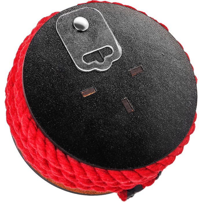 Красная веревка для шибари на катушке - 5 м. Фотография 4.