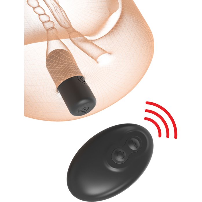 Телесный мастурбатор с вибрацией Double Pounder Vibrating Squeeze Stroker - PDX Plus. Фотография 7.