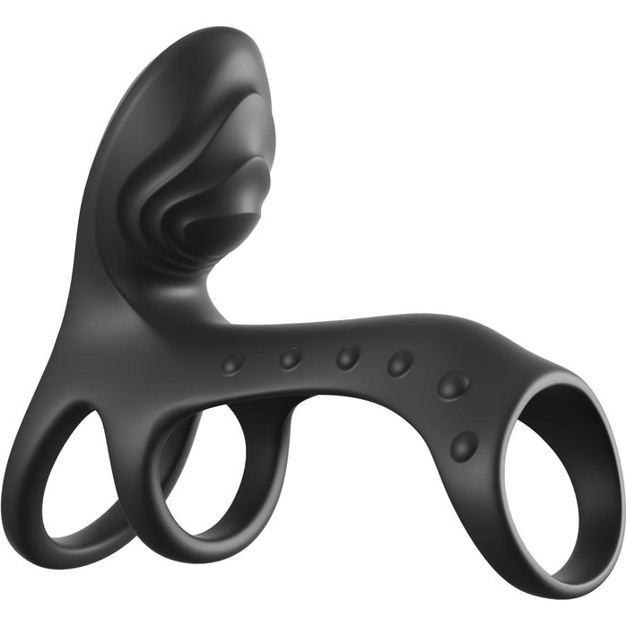 Черная насадка на пенис Ultimate Couples Cage Pro - Fantasy C-Ringz