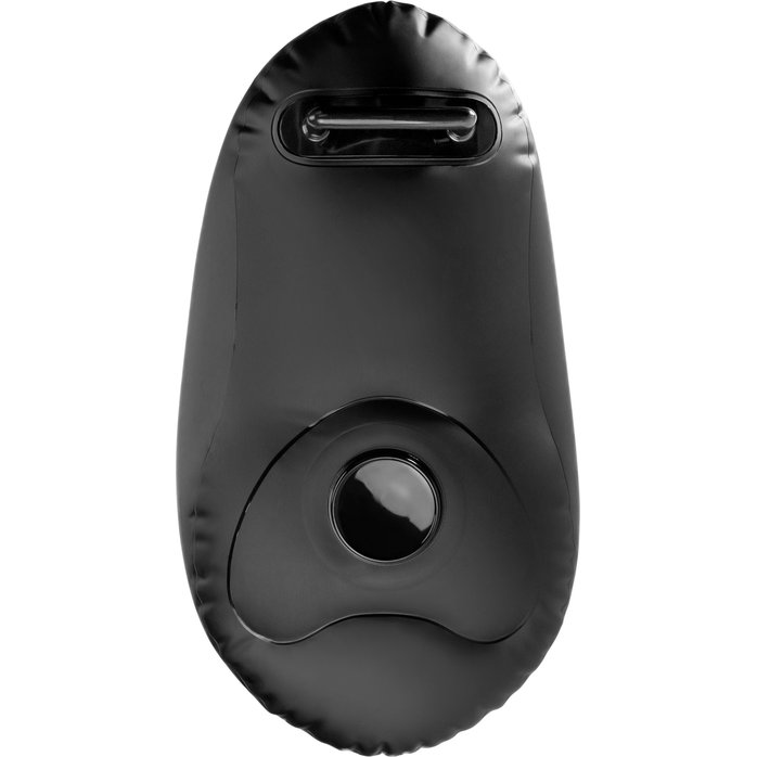 Черное надувное кресло с платформой для фиксации дилдо Body Dock Inflatable Love Seat - Fetish Fantasy Series. Фотография 4.