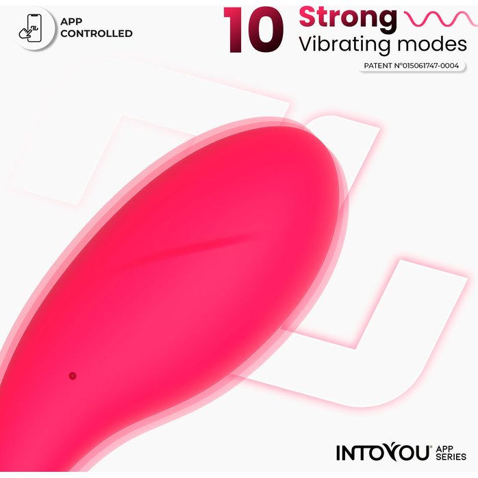 Ярко-розовое интерактивное виброяйцо Bulby. Фотография 3.