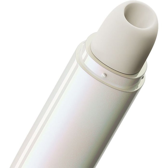 Бежевый вакуумный стимулятор клитора Lia. Фотография 3.