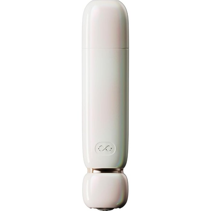 Бежевый вакуумный стимулятор клитора Lia. Фотография 5.