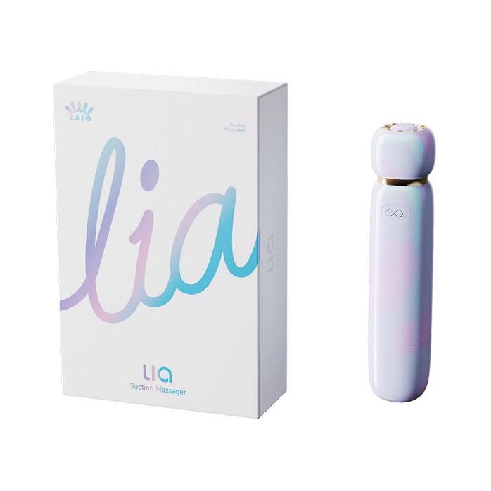 Сиреневый вакуумный стимулятор клитора Lia. Фотография 6.