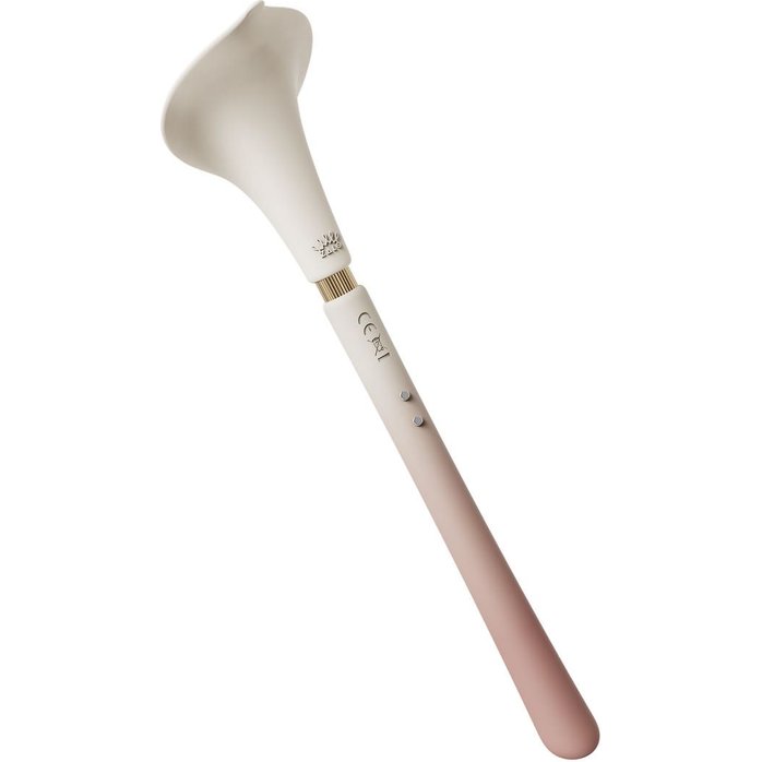 Розовый двусторонний вибромассажёр Calla. Фотография 4.