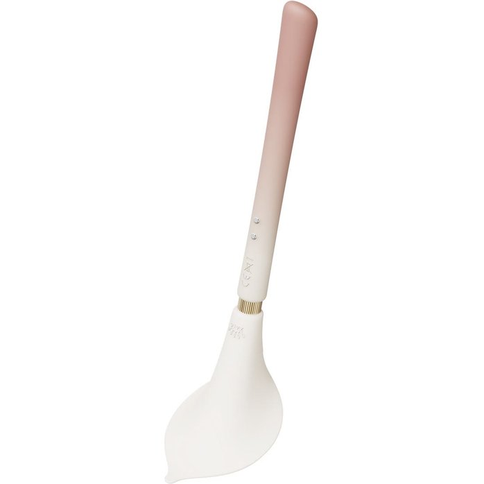 Розовый двусторонний вибромассажёр Calla. Фотография 5.