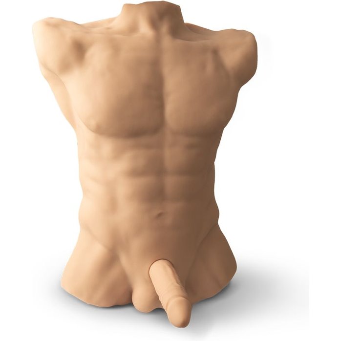 Телесный мужской торс с фаллоимитатором SILEXD Apollo L 7 - SILEXD. Фотография 3.