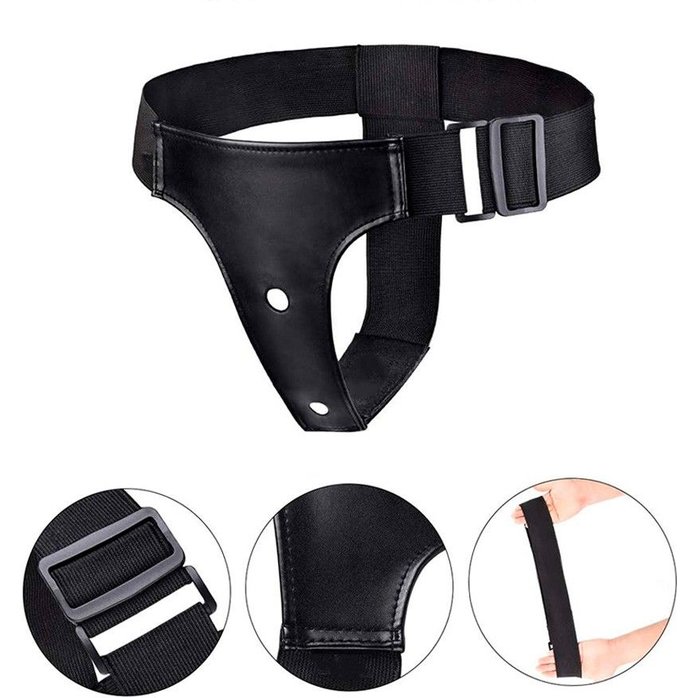 Женский страпон с 3 насадками и вибрацией - EROWOMAN-EROMAN. Фотография 6.