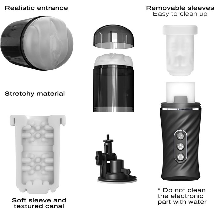 Автоматический мастурбатор Dorcel Thrust Blow Pro. Фотография 7.