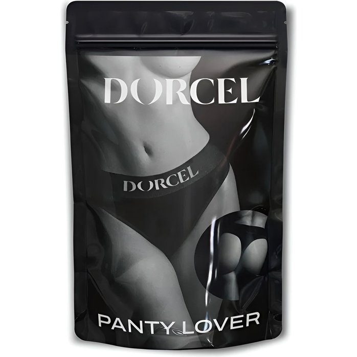 Черные трусики для ношения клиторального стимулятора Panty Lover - size XXL. Фотография 5.