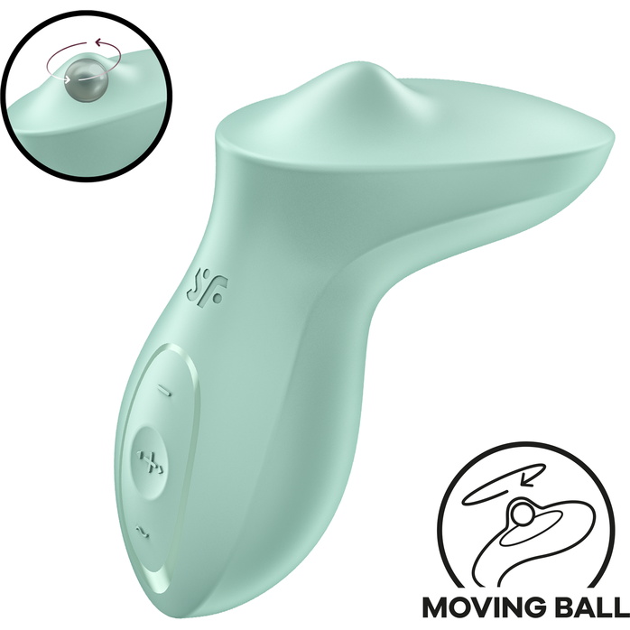 Мятный вибратор с движущимся шариком Exciterrr