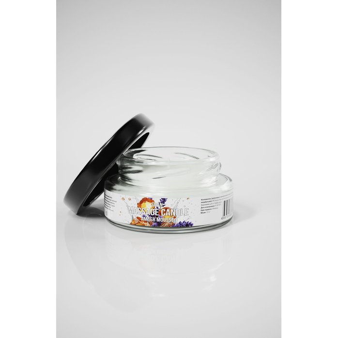 Массажная свеча «Янтарный мусс» - 50 мл. Фотография 3.