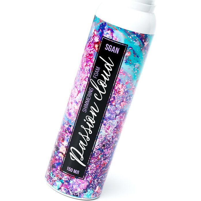 Шиммер для массажа с хрустящей пенкой Passion Cloud - 150 мл. Фотография 4.