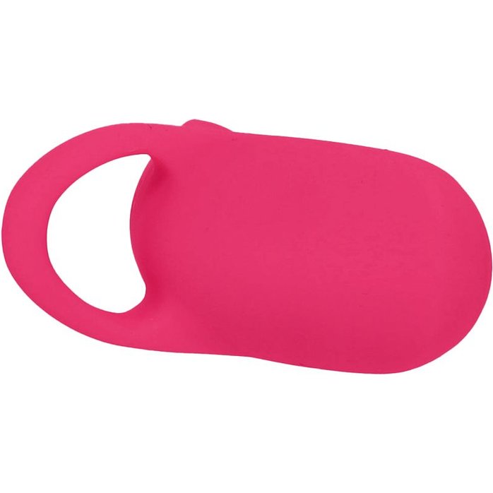 Розовый сенсорный вибромассажёр на палец Fuzu Sensa. Фотография 3.