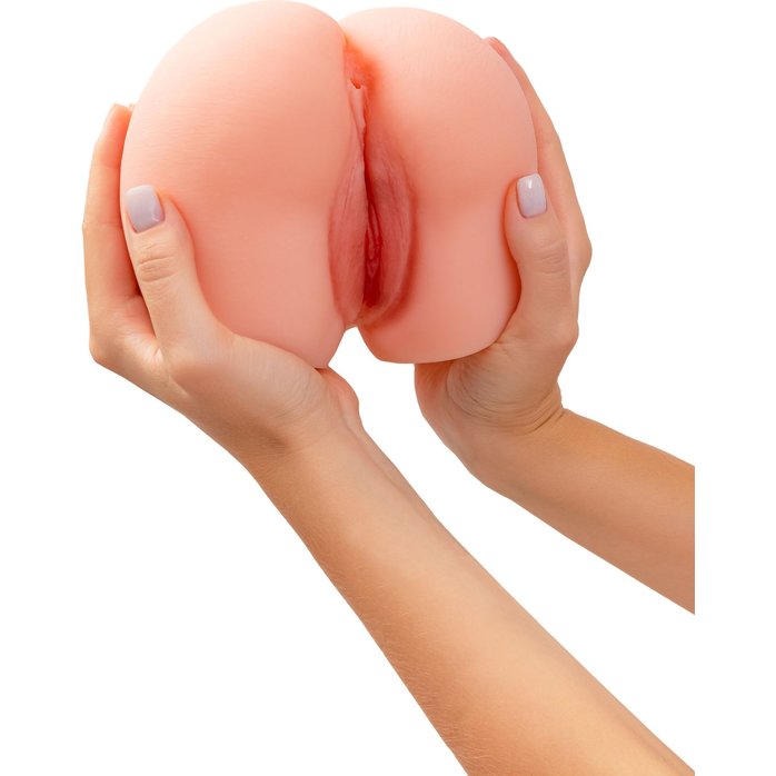 Реалистичный мастурбатор в форме попки с двумя любовными входами. Фотография 7.