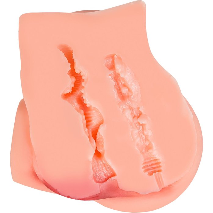 Реалистичный мастурбатор в форме попки с двумя любовными входами. Фотография 8.