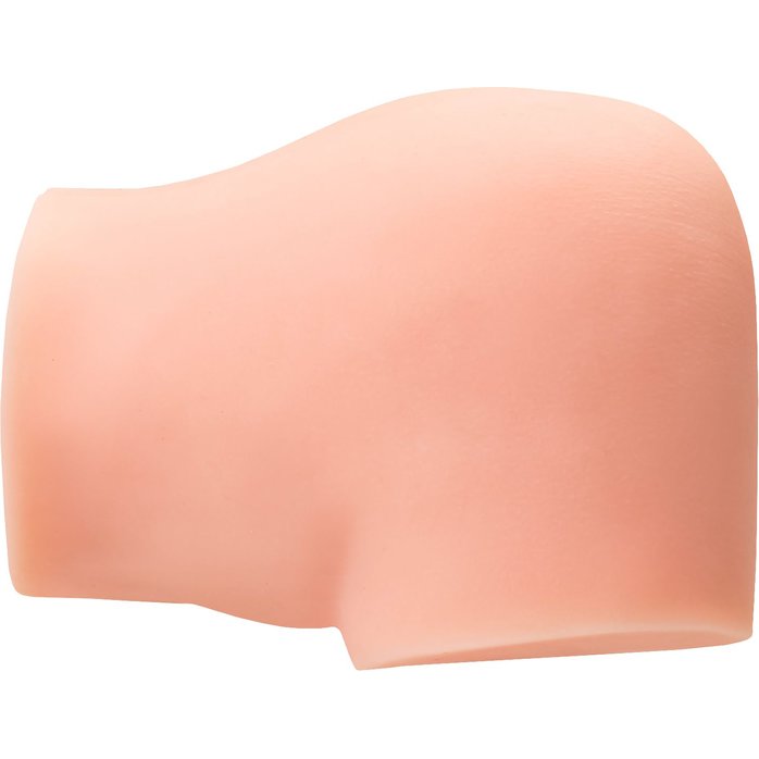 Телесный реалистичный мастурбатор-полуторс с 2 любовными входами. Фотография 4.