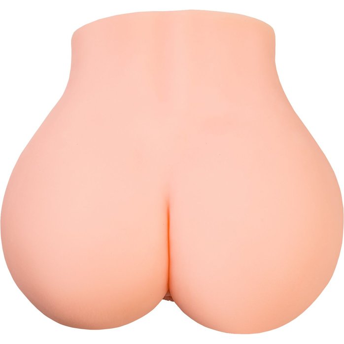 Телесный мастурбатор в форме попки с 2 любовными входами. Фотография 3.