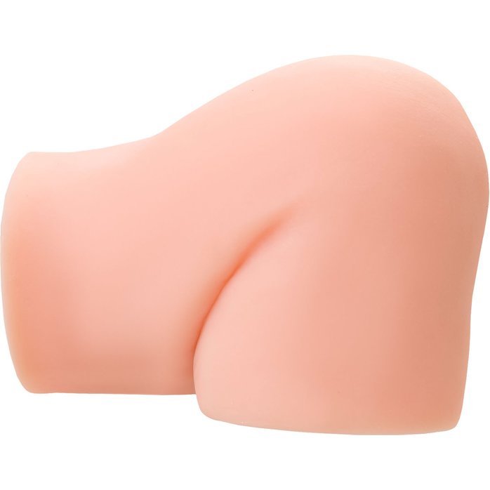 Телесный мастурбатор в форме попки с 2 любовными входами. Фотография 4.