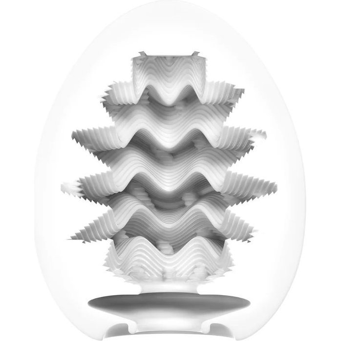 Мастурбатор-яйцо Tenga Egg Wavy - EGG Series. Фотография 2.