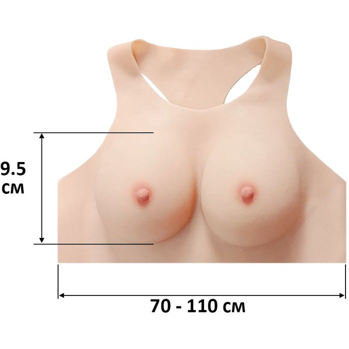 Протез молочных желез в форме борцовки (3 размер). Фотография 5.