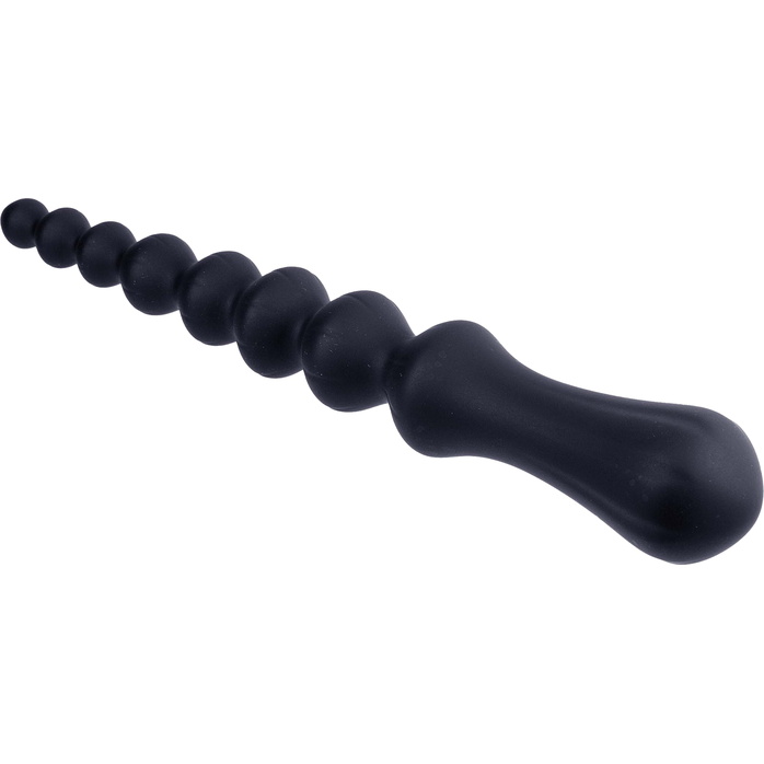 Черная анальная цепочка Beads Hunter - 24,1 см. Фотография 3.